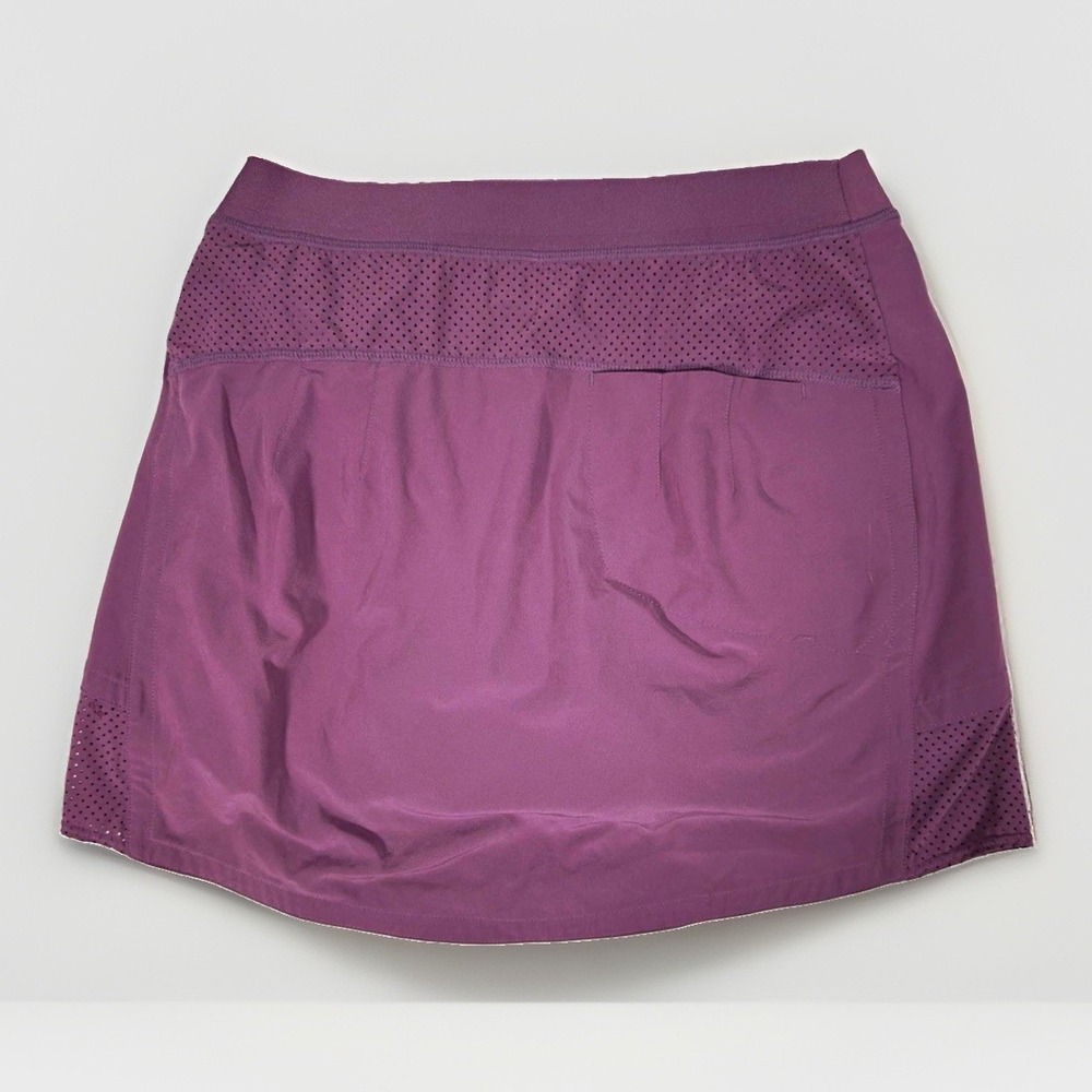 RLX Ralph Lauren Women's Purple Golf Skort XS Stretch Pockets Pull-On